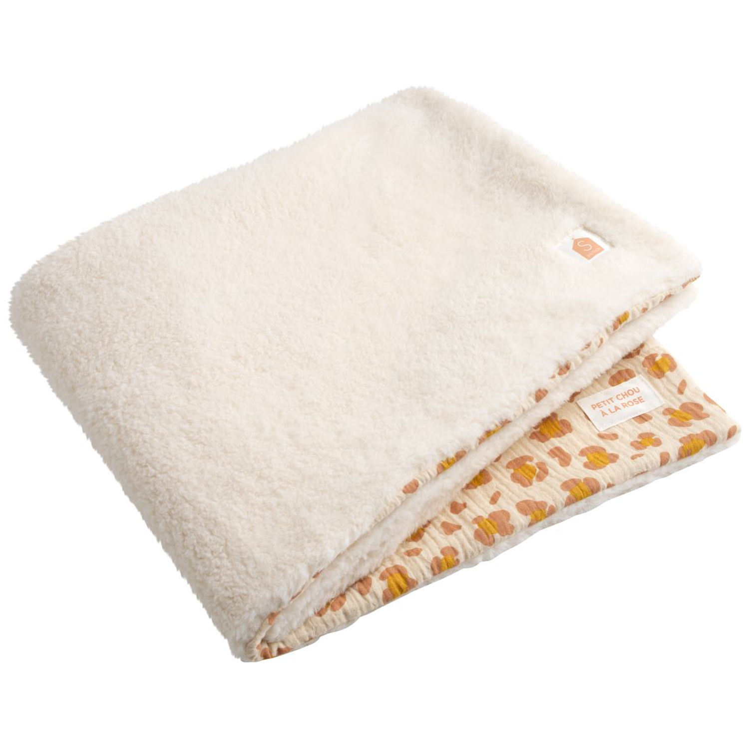 Sauthon - Couverture en gaze de coton Petit Chou (75 x 100 cm)