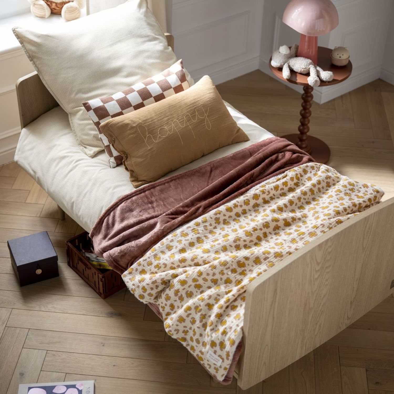 Sauthon - Couverture en gaze de coton Petit Chou (75 x 100 cm)