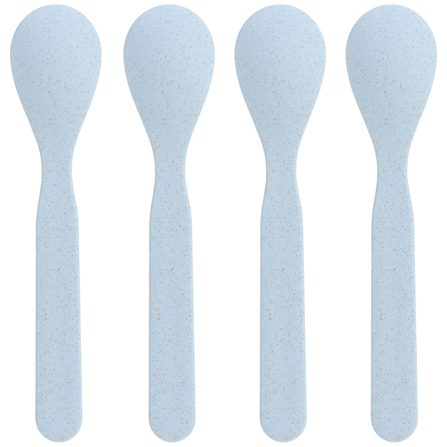 Lot de 4 cuillères en polypropylène et cellulose Happy Fruits citron (Lassig) - Image 1