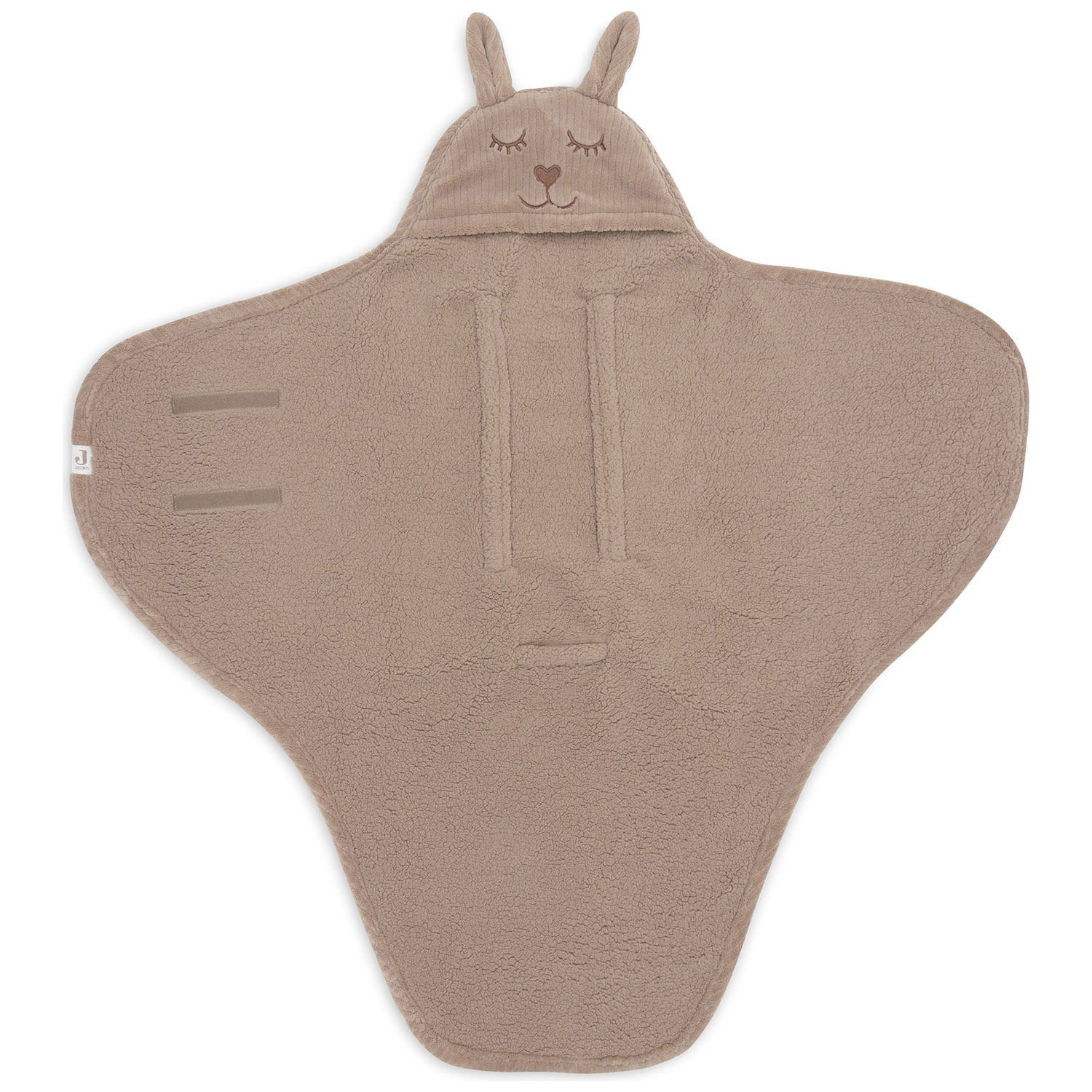 Couverture nomade Bunny Cloudy Rib Milky Coffee (Jollein) - Image 5