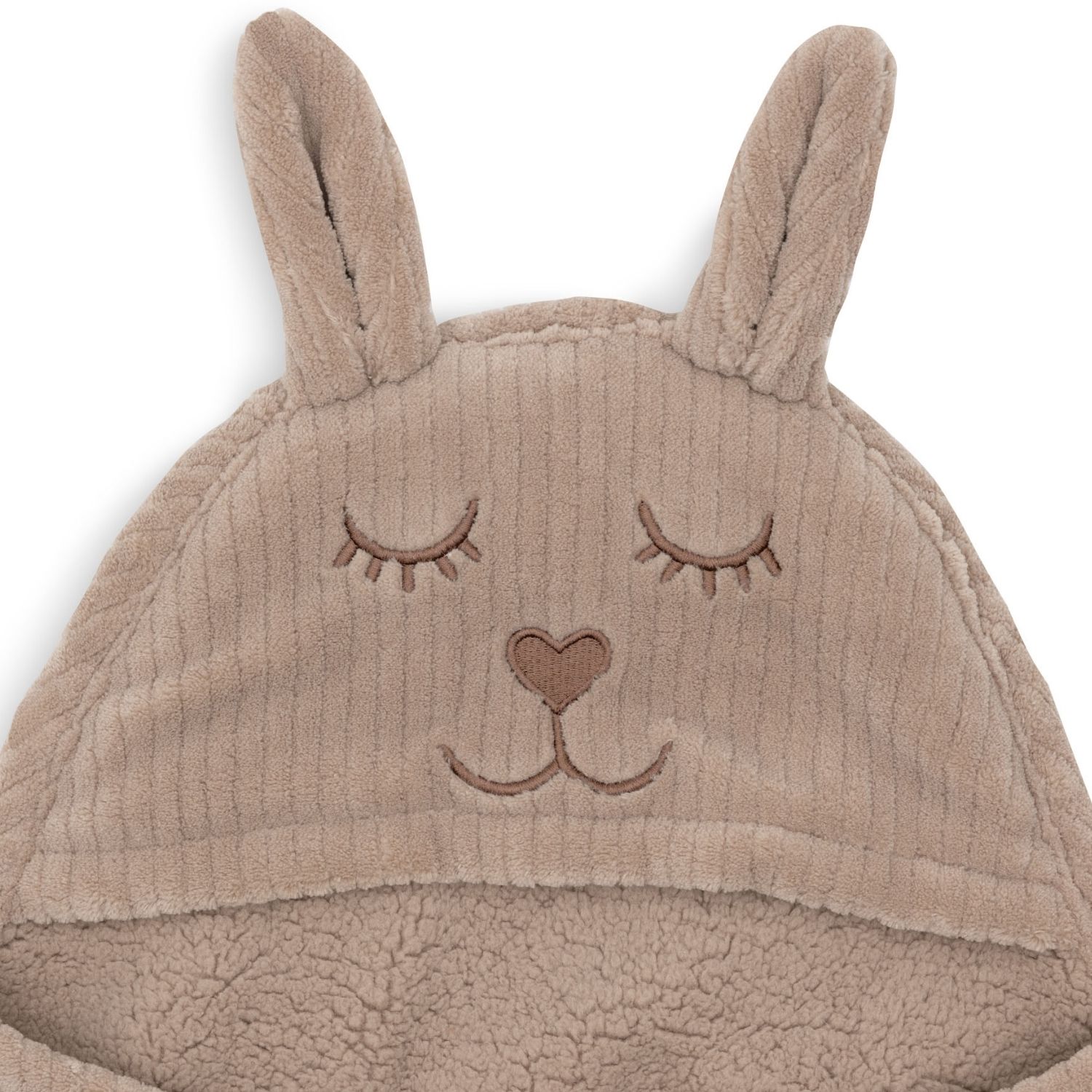 Couverture nomade Bunny Cloudy Rib Milky Coffee (Jollein) - Image 7