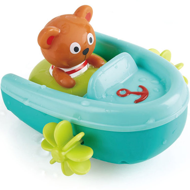 Jouet de bain Teddy et son bateau