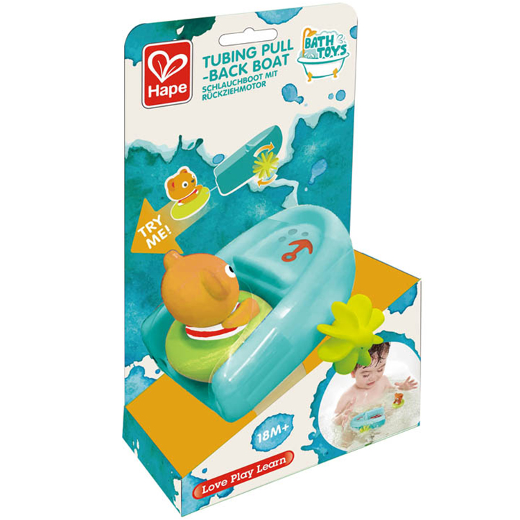 Jouet de bain Teddy et son bateau (Hape) - Image 4
