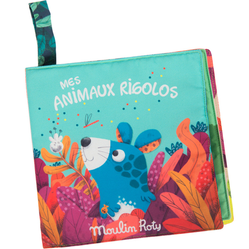 Livre bébé d'activités Dans la Jungle (Moulin Roty) - Image 1
