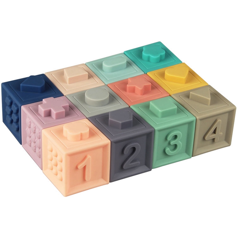 Baby to Love - Mes premiers cubes éducatifs (12 pièces)