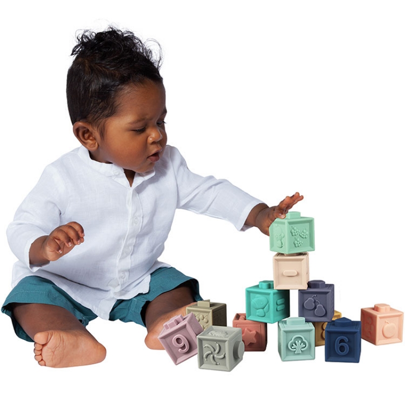 Mes premiers cubes éducatifs (12 pièces) (Baby to Love) - Image 1