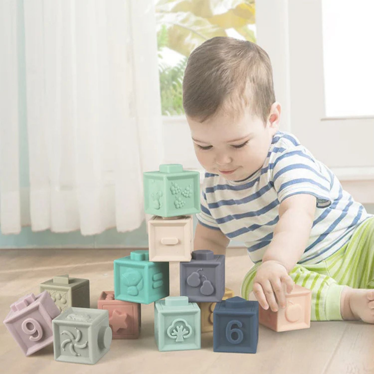 Mes premiers cubes éducatifs (12 pièces) (Baby to Love) - Image 4
