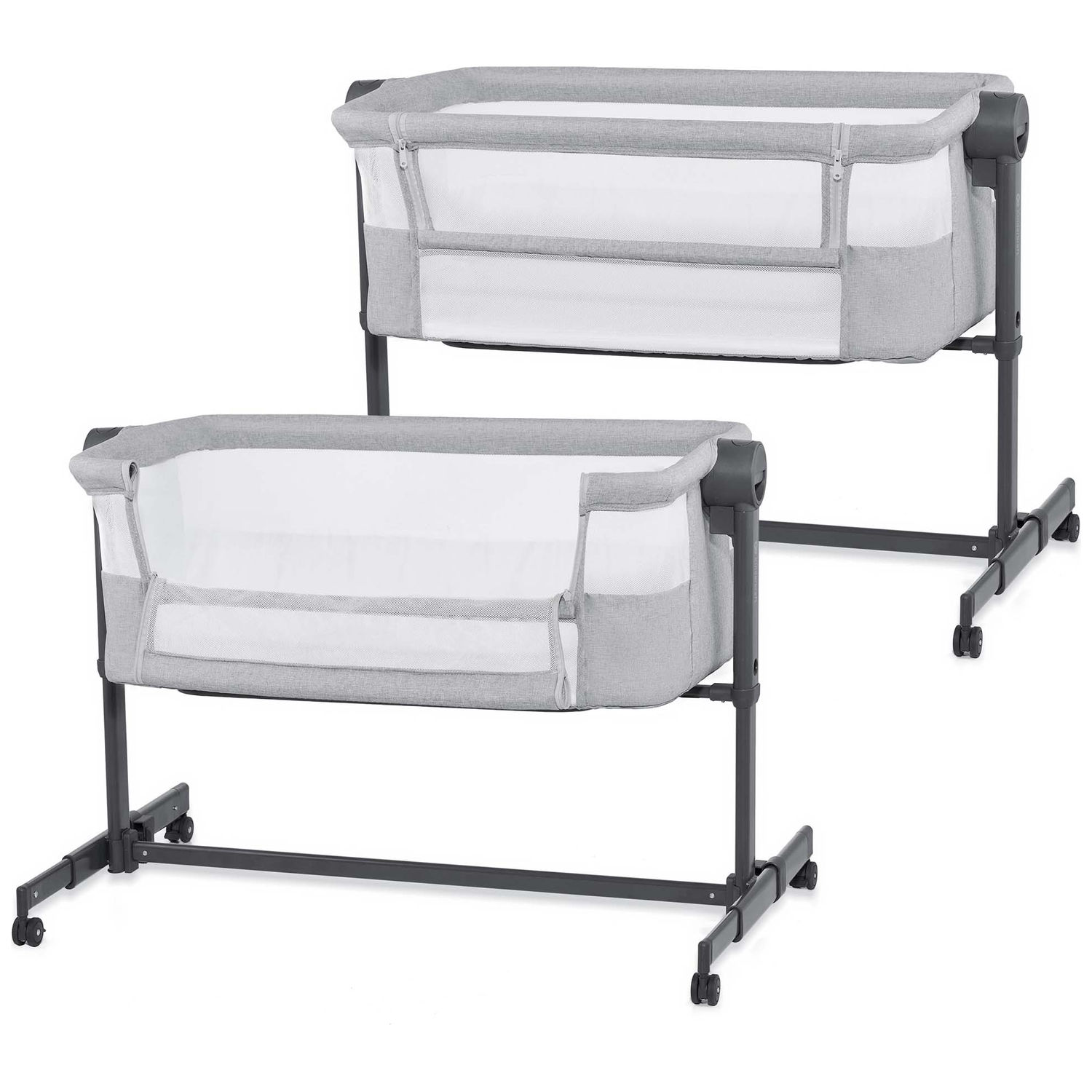 Lit cododo 2 en 1 Nestee Up 2 Light Grey (Kinderkraft) - Image 3