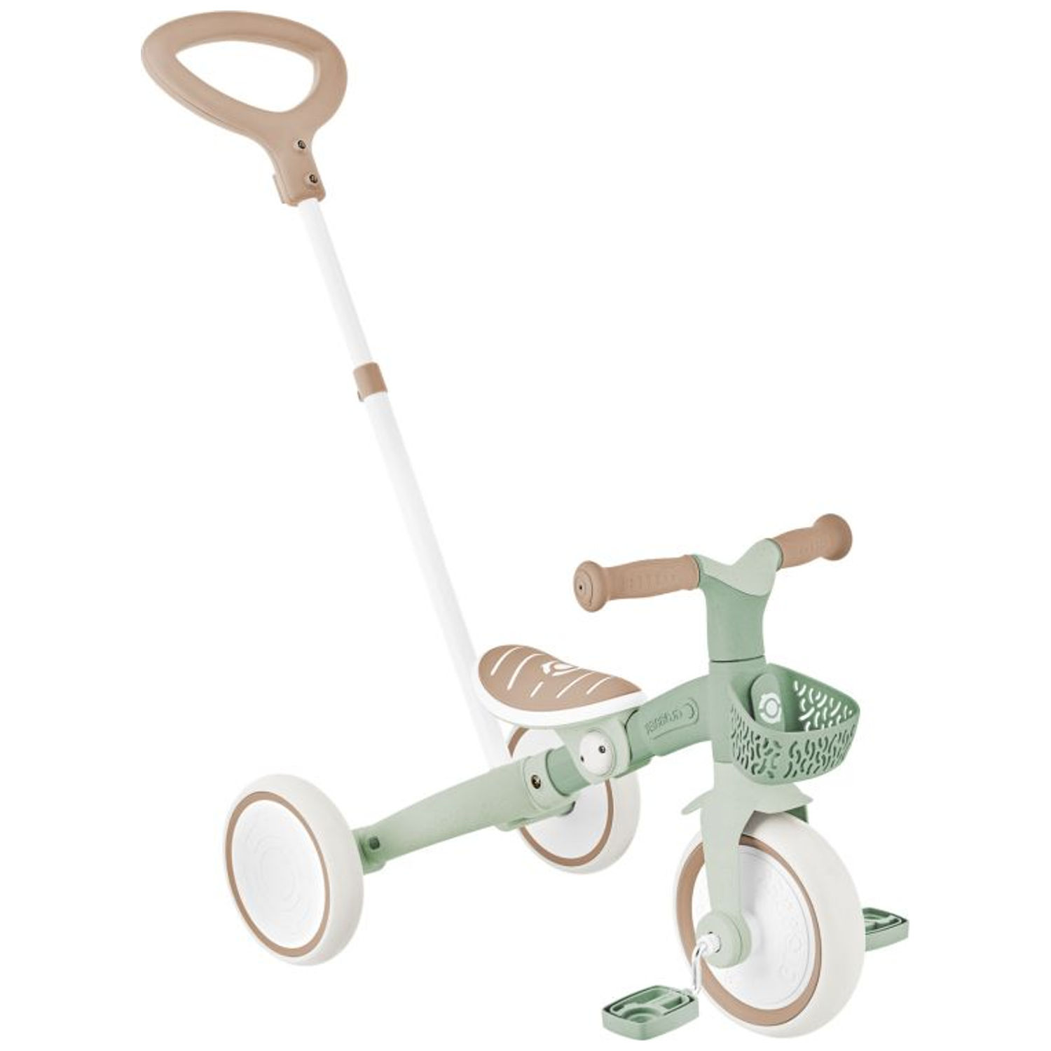 Tricycle évolutif Learning trike plus 3 en 1 eco-logic Vert Sauge (Globber) - Image 1