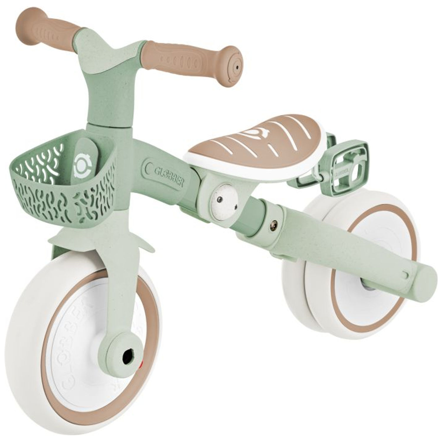 Tricycle évolutif Learning trike plus 3 en 1 eco-logic Vert Sauge (Globber) - Image 7