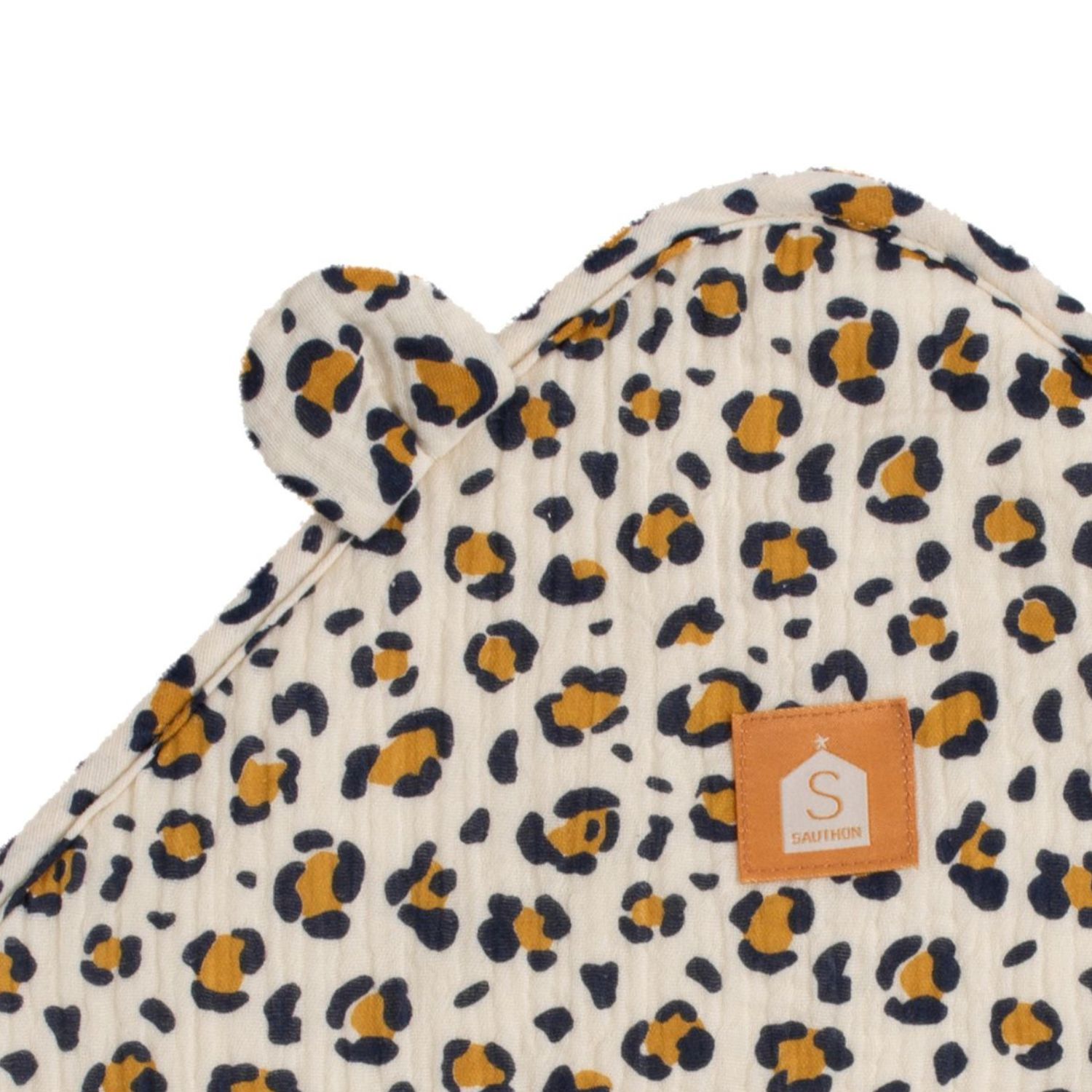 Sauthon - Cape de bain + gant de toilette Léopard