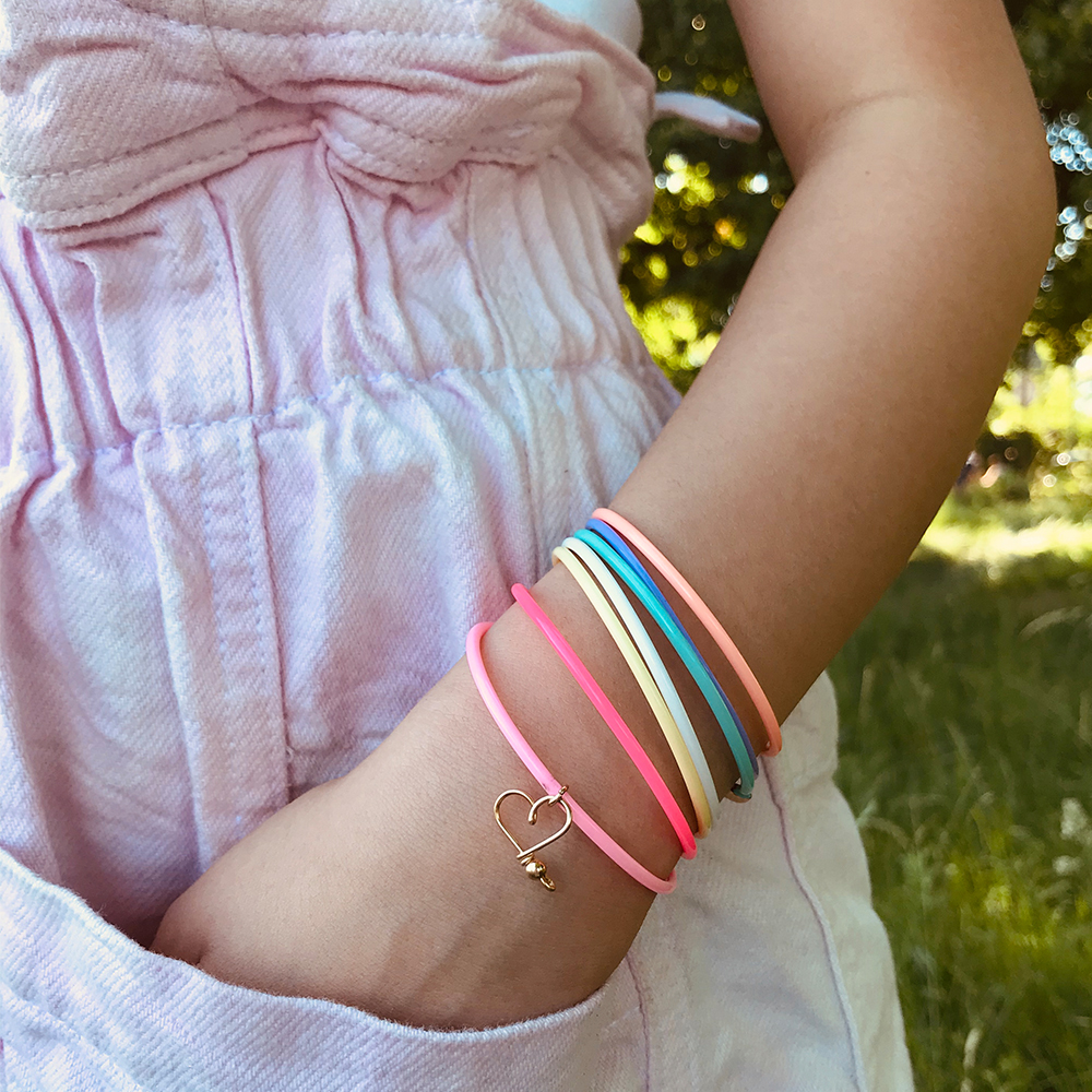 Bracelet semainier Lovely Summer goldfilled jaune (Padam Padam) - Image 1