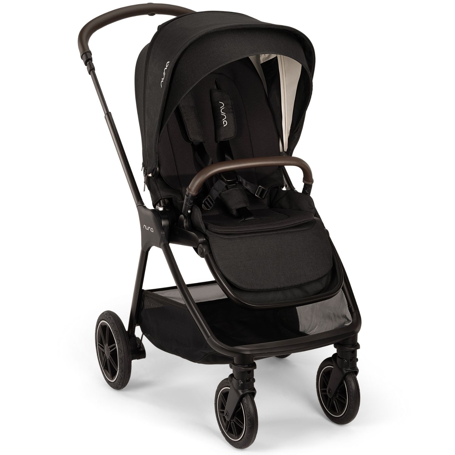 NUNA - Poussette TRIV NEXT Caviar effet cuir chocolat
