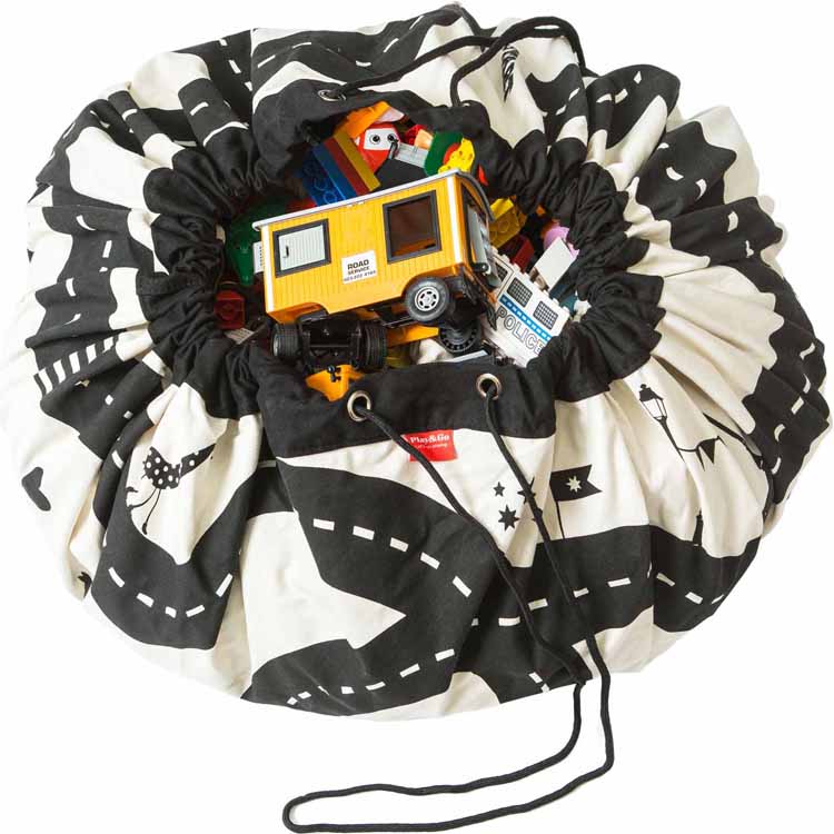 Sac à jouets 2 en 1 réversible Noomad Original Roadmap (Play & Go) - Image 4