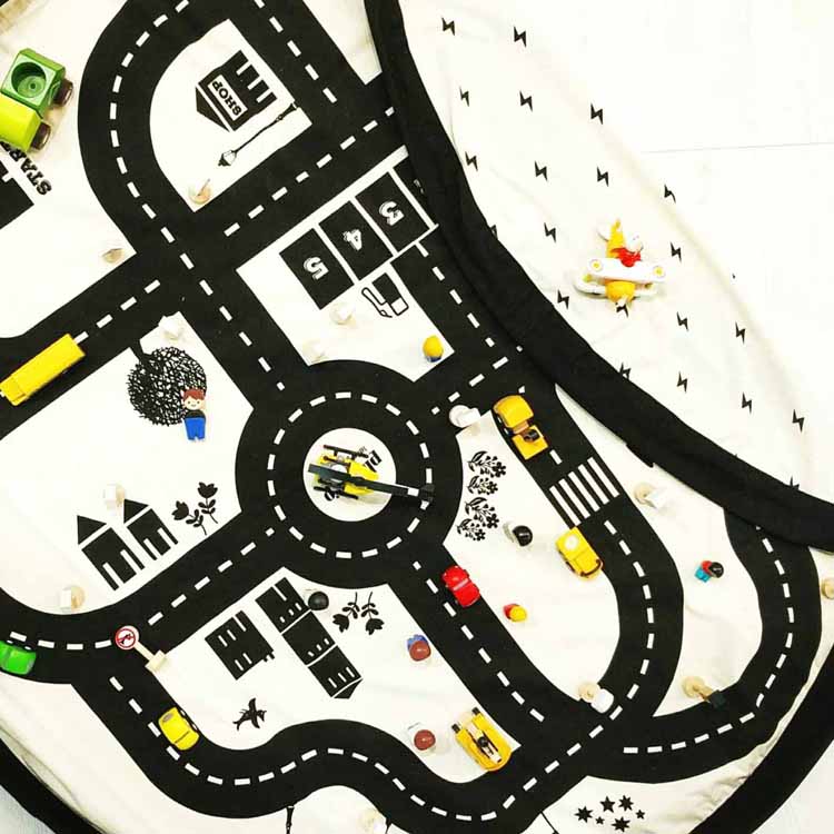 Sac à jouets 2 en 1 réversible Noomad Original Roadmap (Play & Go) - Image 8