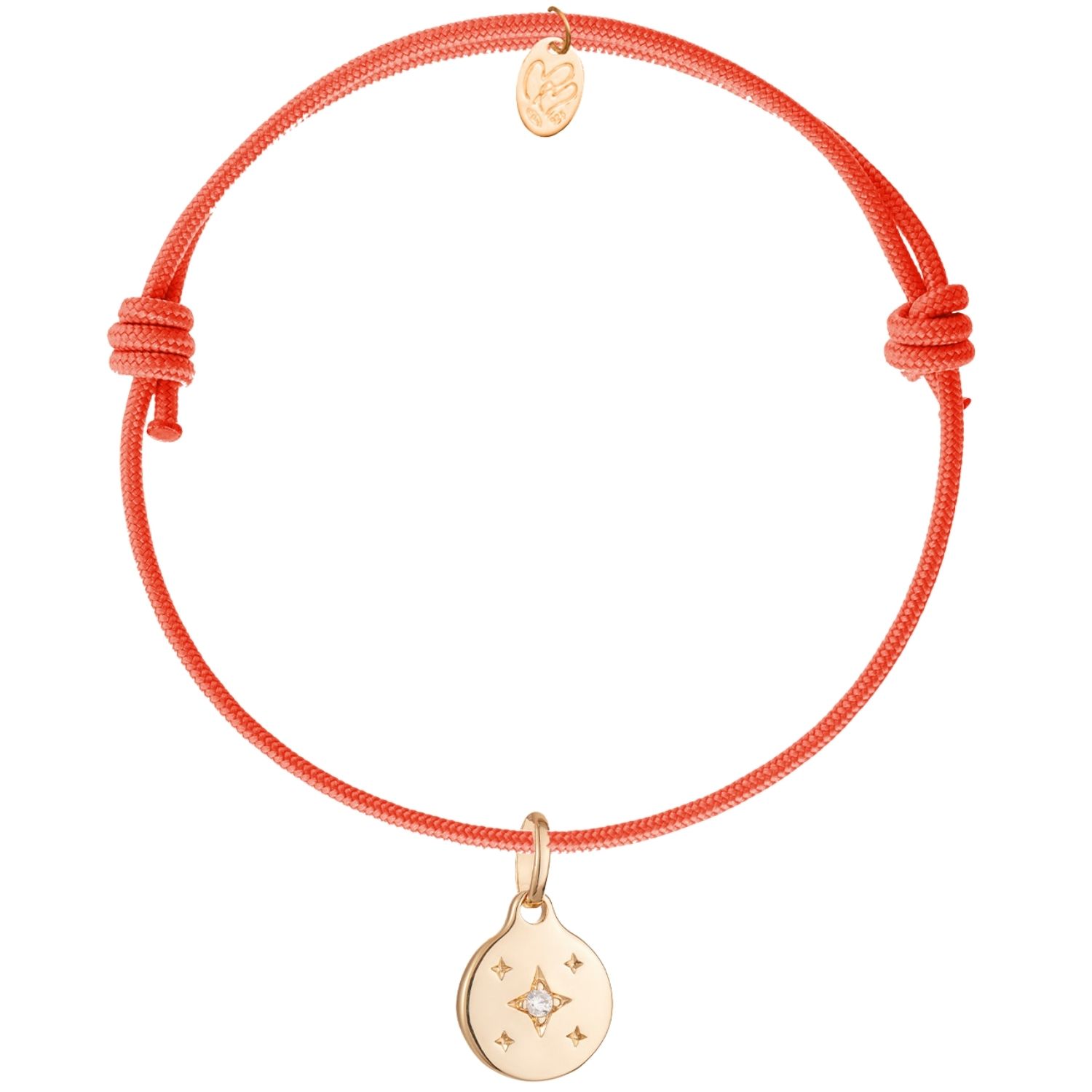 Merci Maman - Bracelet Mini Étoile Cristal personnalisé (plaqué or 18 carats)