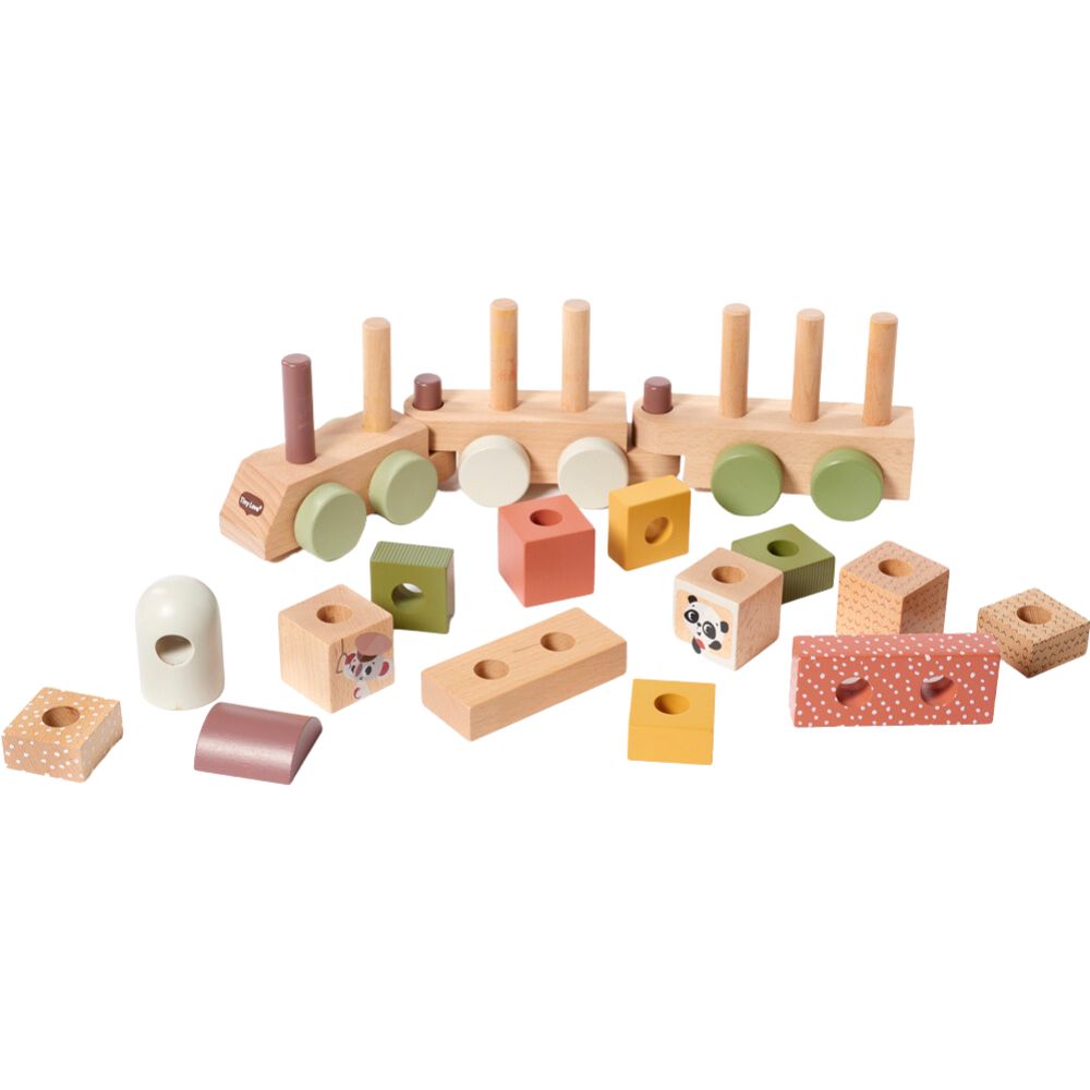Train de construction en bois Boho Chic (Tiny Love) - Image 9