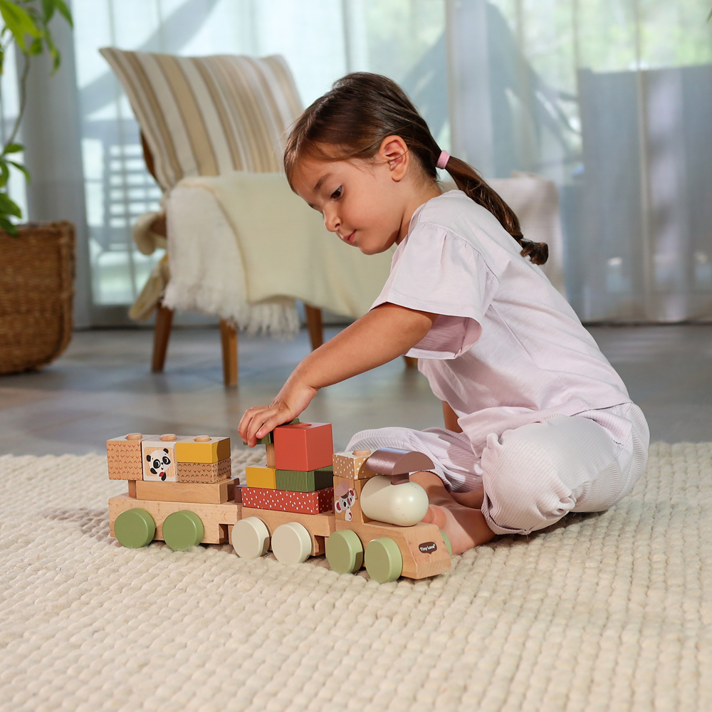 Train de construction en bois Boho Chic (Tiny Love) - Image 6