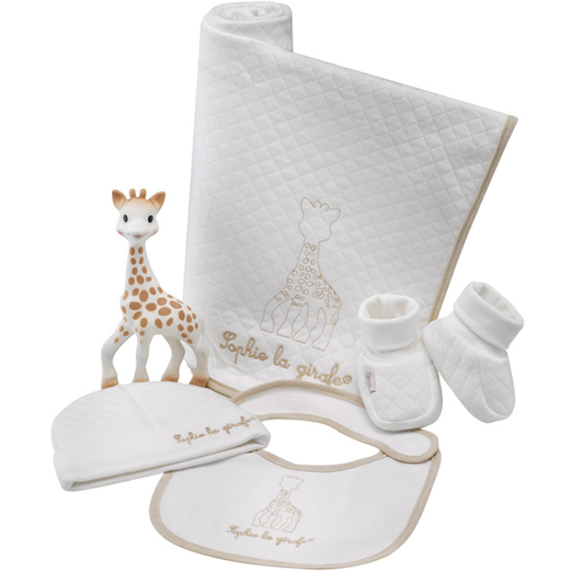 Coffret cadeau Mon trousseau de naissance Sophie la girafe So'pure