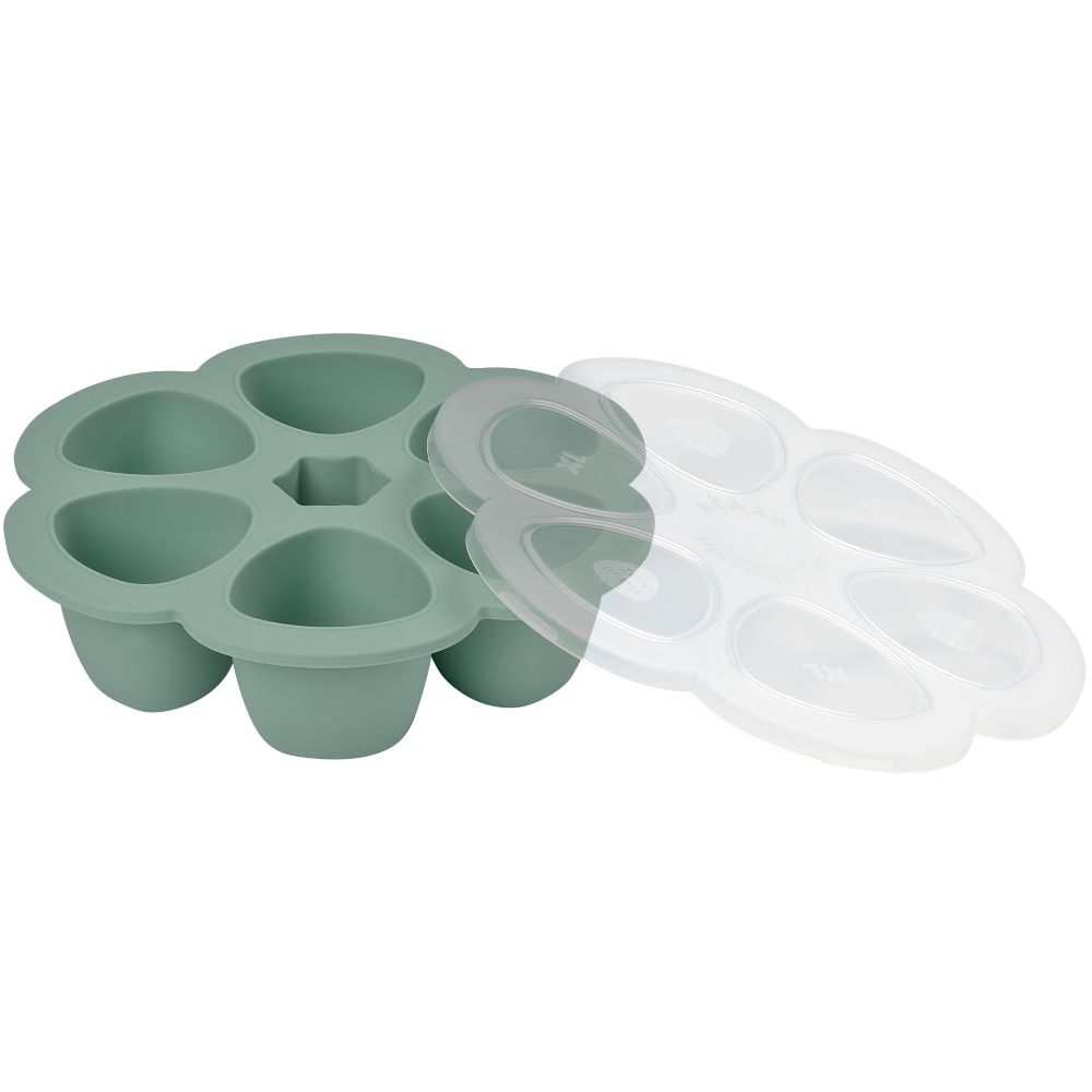 Moule de congélation multi portions silicone Sage green (6 x 90 ml) (Béaba) - Image 2