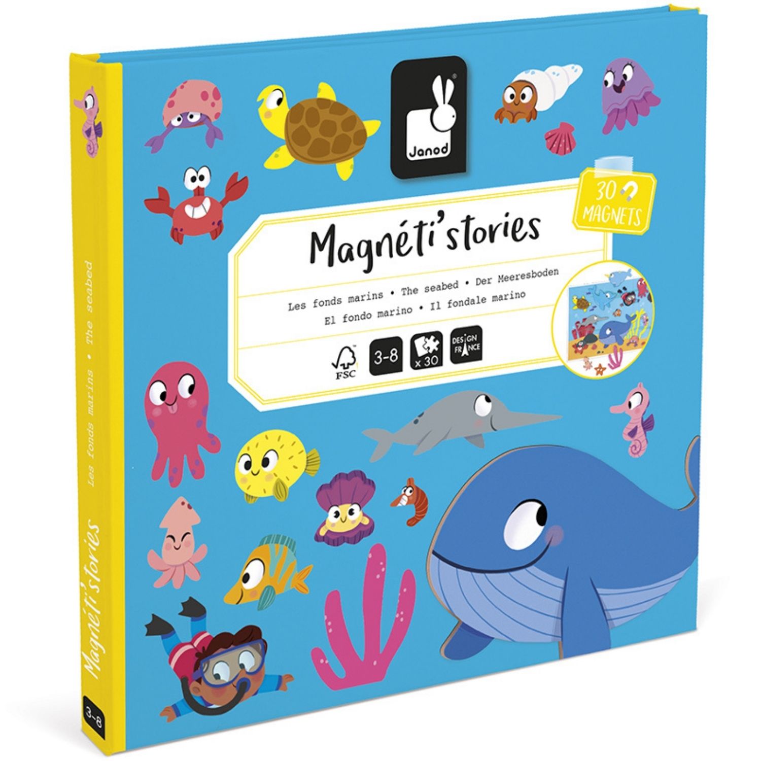 Jeu magnétique Magneti'Stories Les Fonds Marins