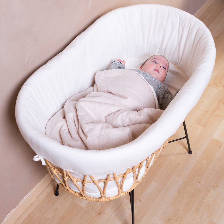 Berceau en rotin avec pieds en métal (Childhome) - Image 3