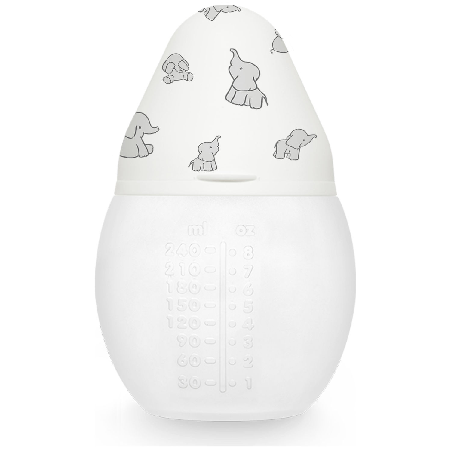 Biberon anti-colique en silicone Eléphant (240 ml) (Elhée) - Image 2