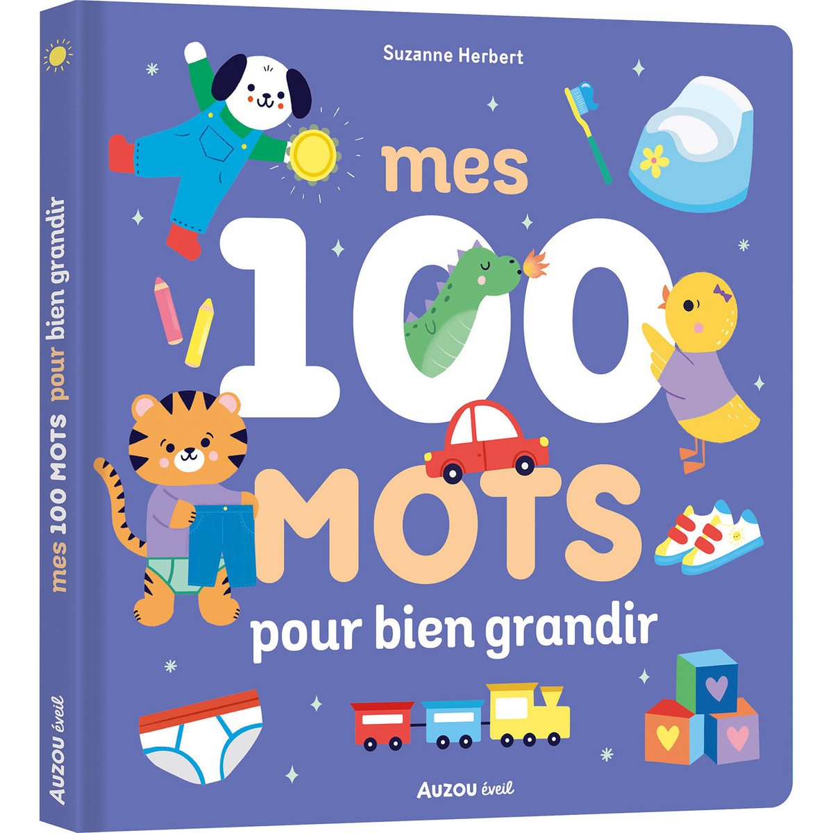 Auzou Editions - Livre d'éveil Mes 100 mots pour bien grandir