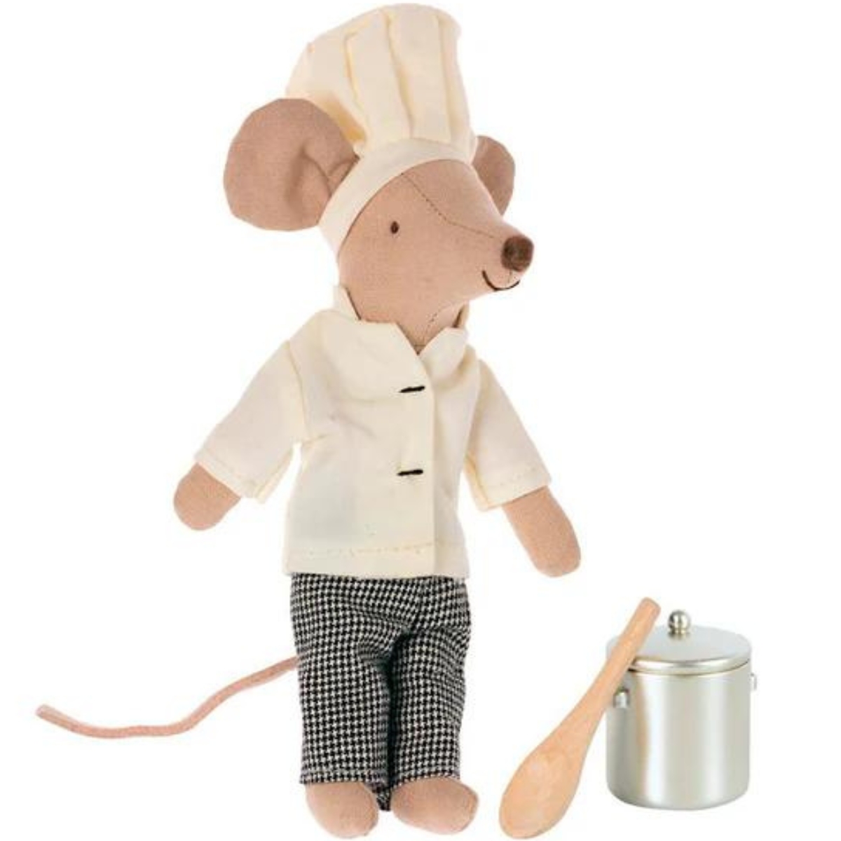 Chef Souris avec marmite et cuillère