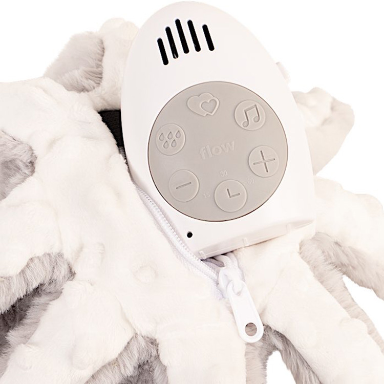 Peluche bruit blanc Olly la pieuvre grise (FLOW) - Image 7