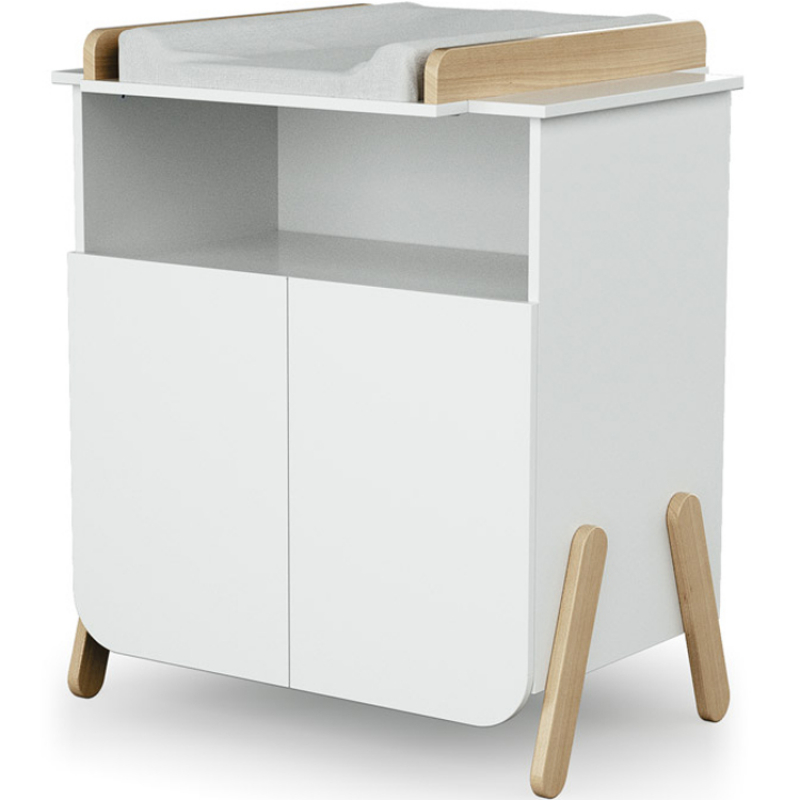 Commode à langer en bois de hêtre Pirate blanc (At4) - Image 1