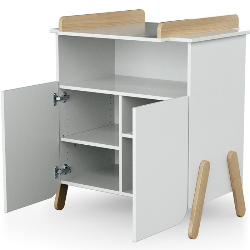Commode à langer en bois de hêtre Pirate blanc (At4) - Image 4