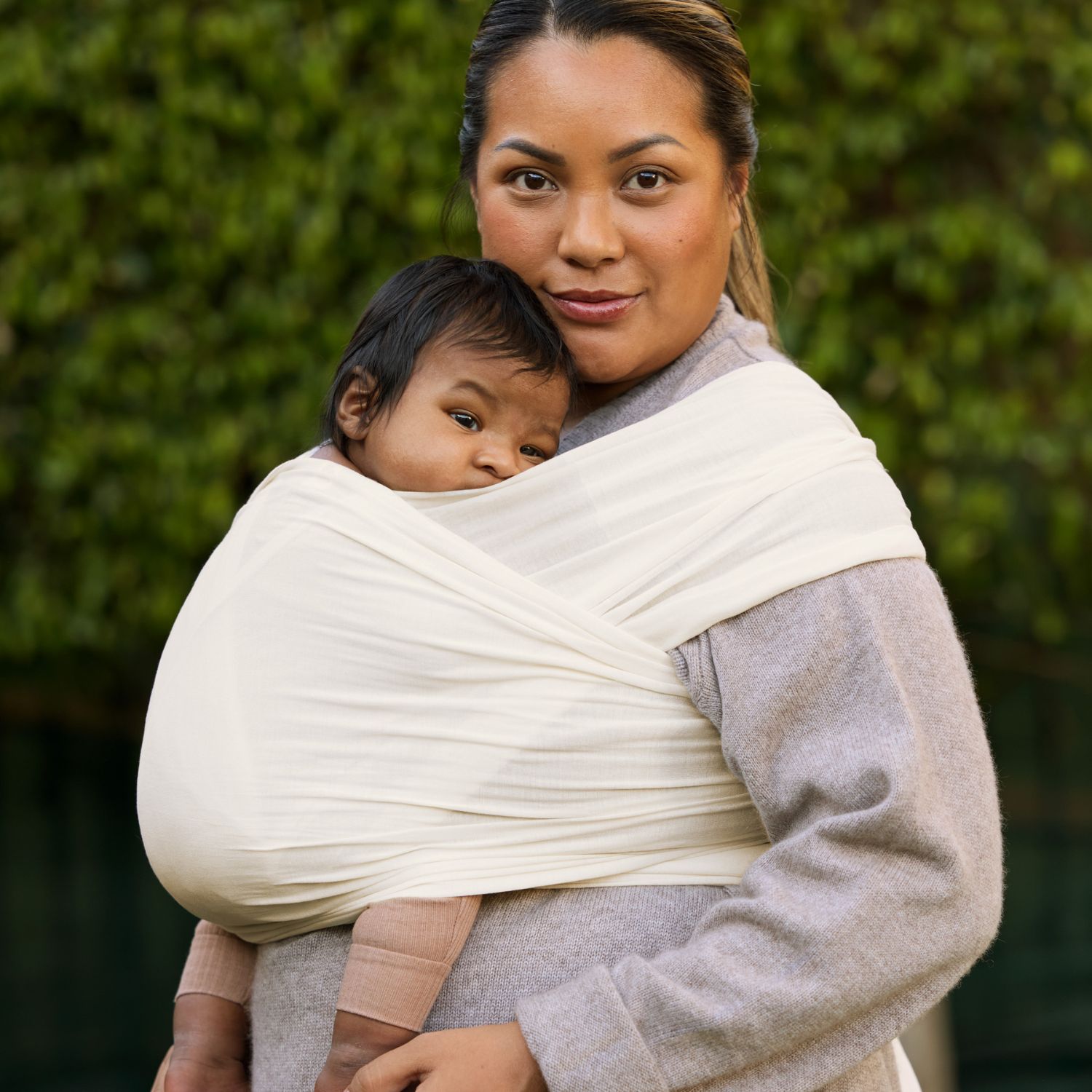 Echarpe de portage Aura Knit Cream (Ergobaby) - Image 4