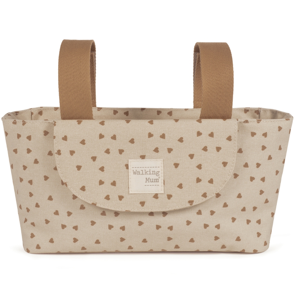 Sac à poussette coeurs Poppy Cannelle (Walking Mum) - Image 1