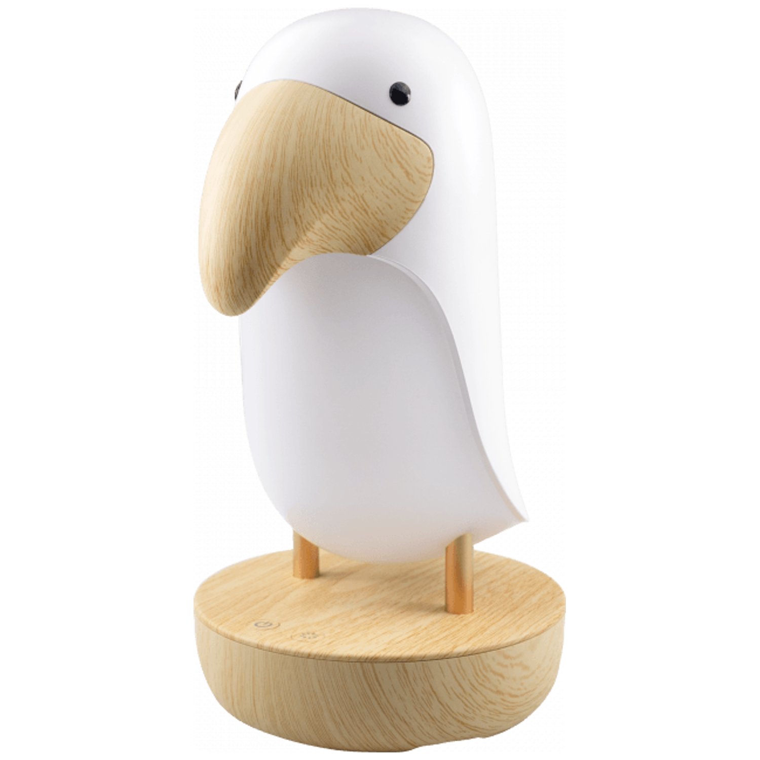 Veilleuse et enceinte Bluetooth Toucan Blanc (mary's) - Image 1