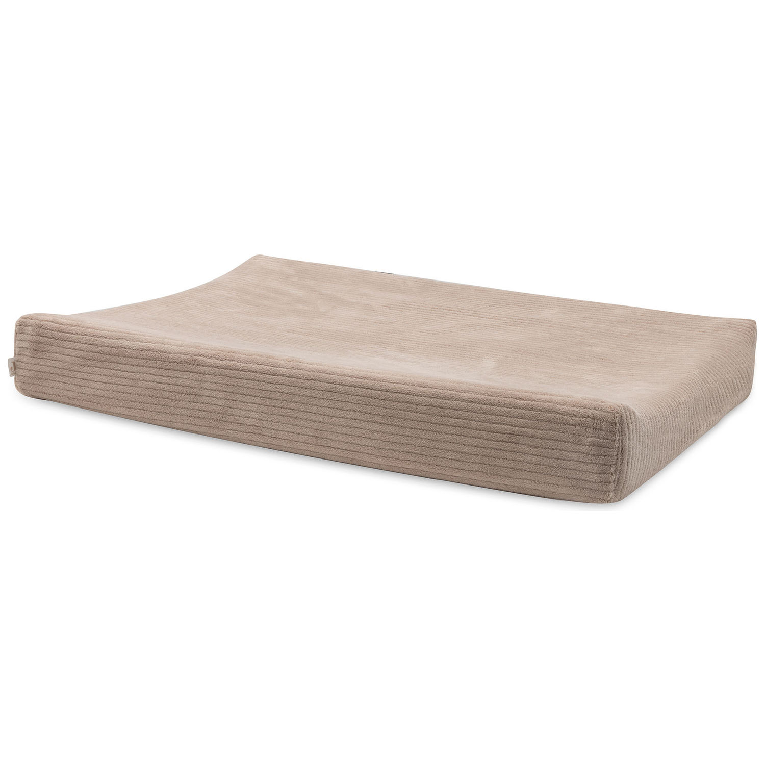 Housse matelas à langer en jersey Cloudy Rib Milky Coffee (50 x 70 cm) (Jollein) - Image 1