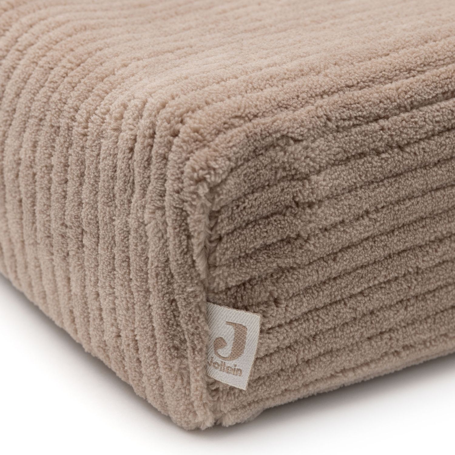 Housse matelas à langer en jersey Cloudy Rib Milky Coffee (50 x 70 cm) (Jollein) - Image 5