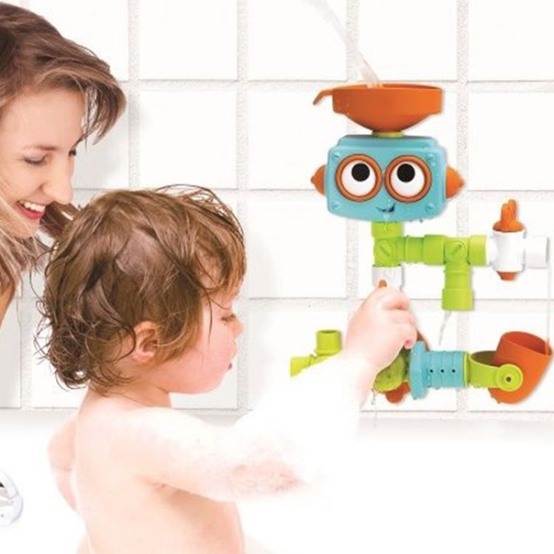 Jouet de bain à ventouse robot Sensory (Infantino) - Image 2