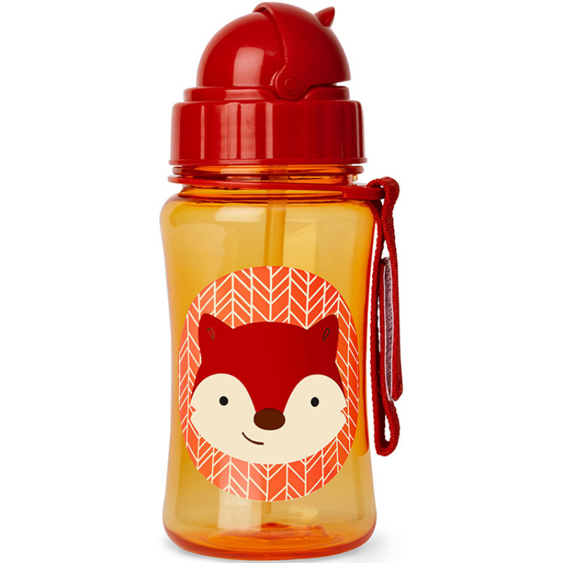 Skip Hop - Gourde à paille Zoo renard (350 ml)
