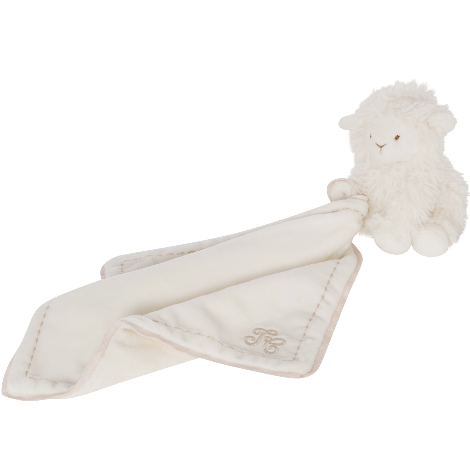 Tartine et Chocolat - Doudou plat mouton écru (25 x 25 cm)
