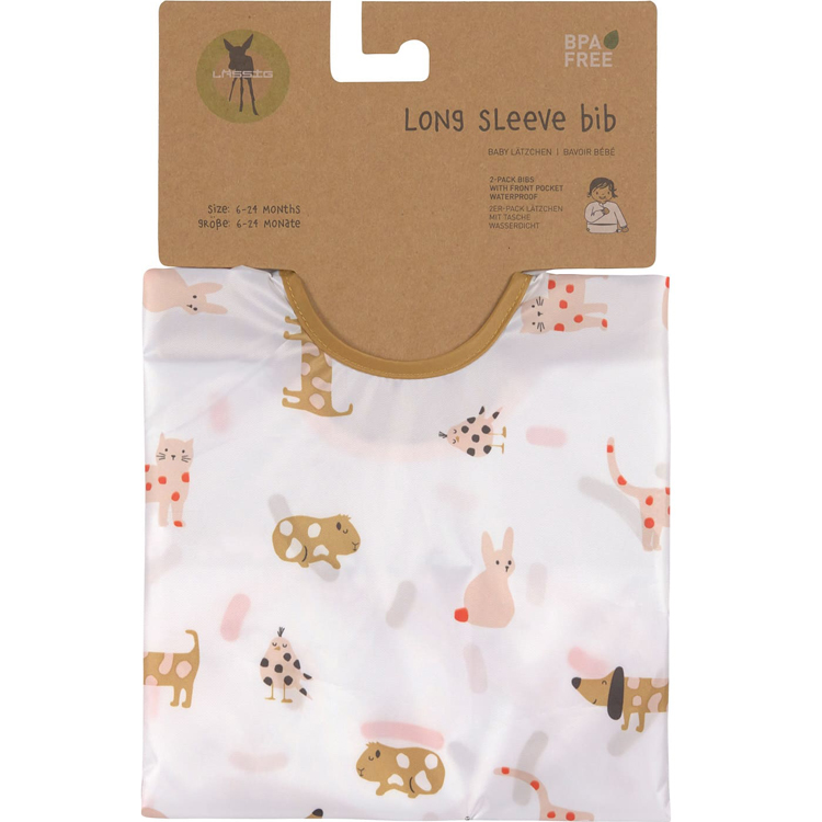 Lot de 2 bavoirs manches longues Little Mateys (Lassig) - Image 6