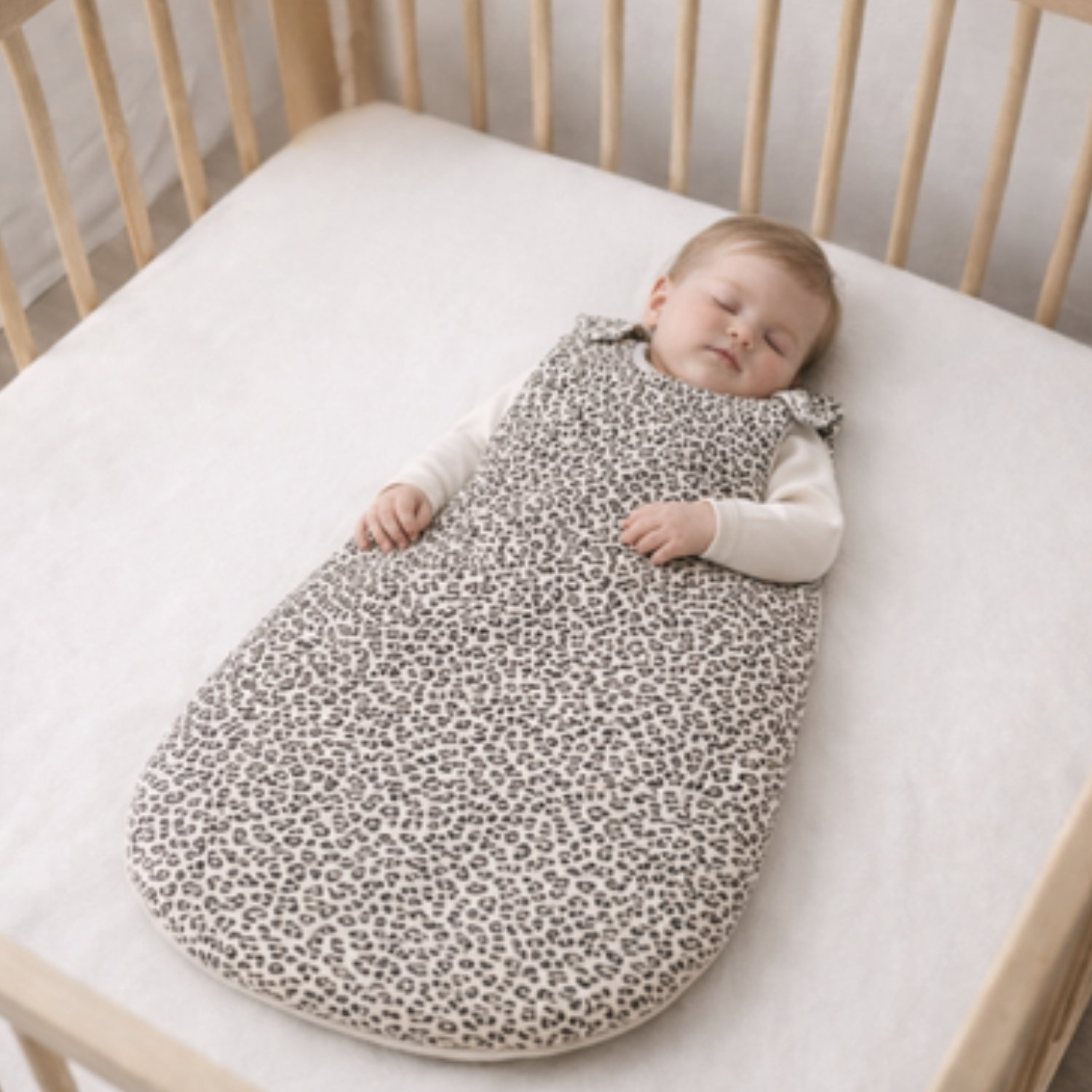 Gigoteuse hiver Léopard beige TOG 3,5 (0-6 mois) (BEBEL) - Image 1