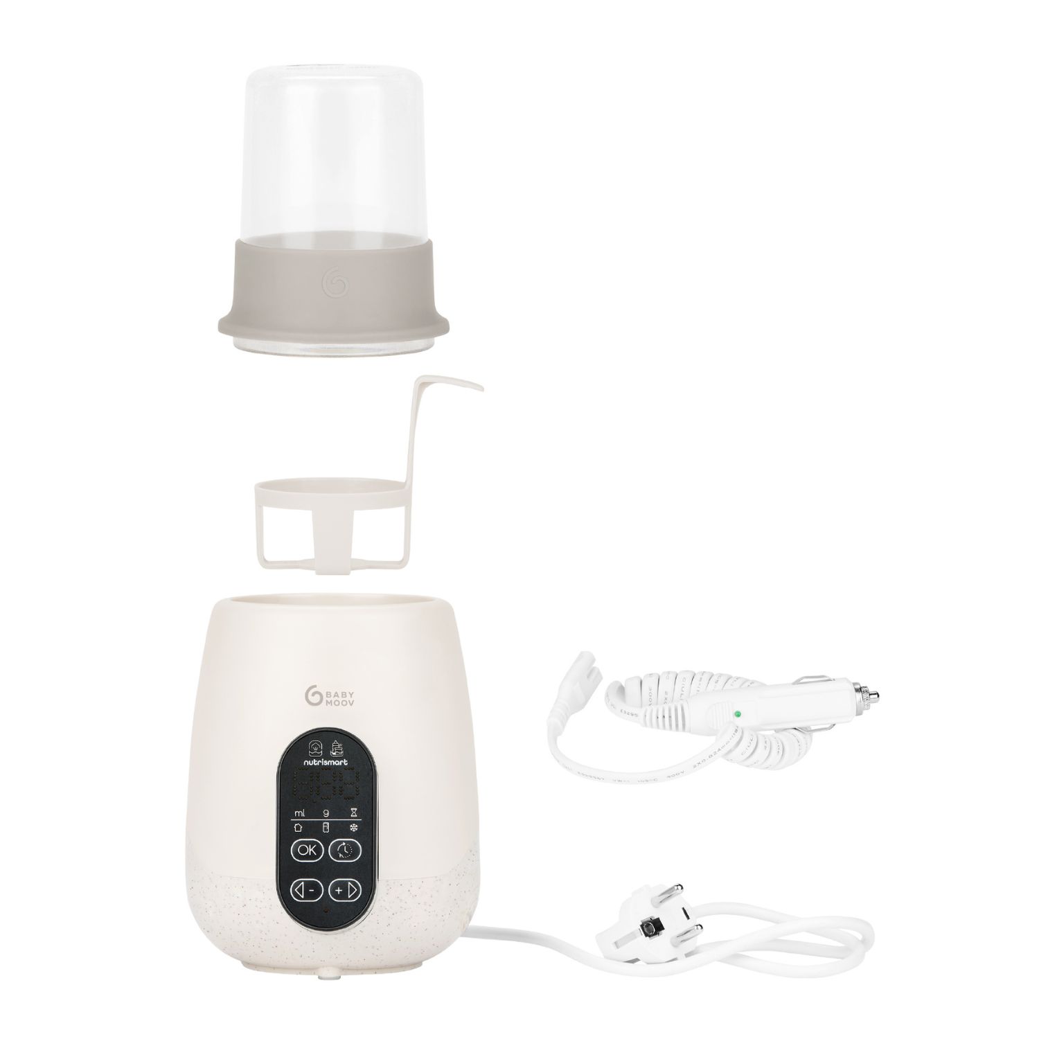 Chauffe biberon Nutrismart + Mineral Beige (Babymoov) - Image 7