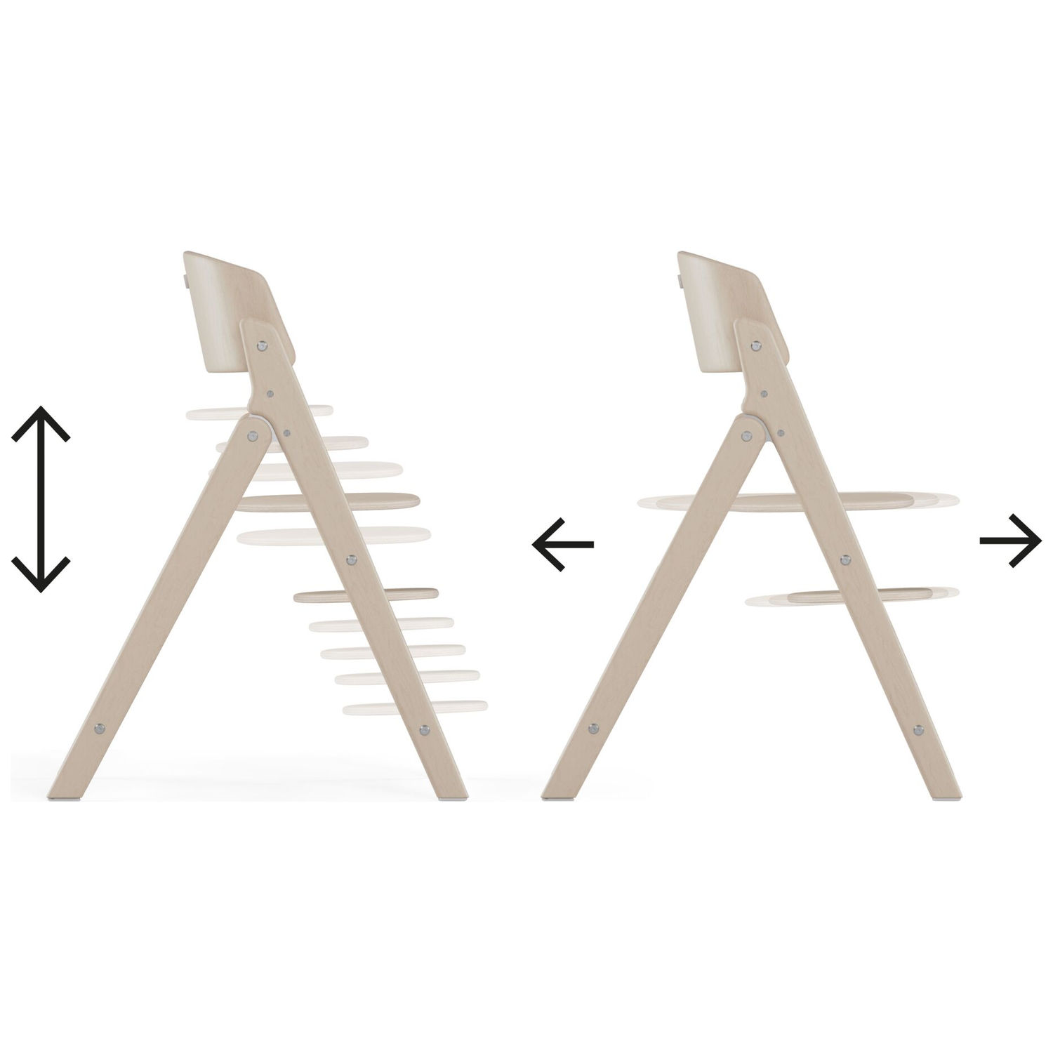 Chaise haute évolutive Click & Fold 3 in 1 All Natural (Cybex) - Image 8