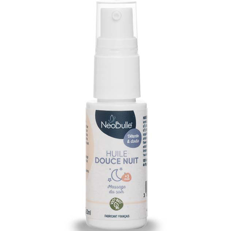 Huile de massage du soir Douce Nuit bio (20 ml) (Neobulle) - Image 1
