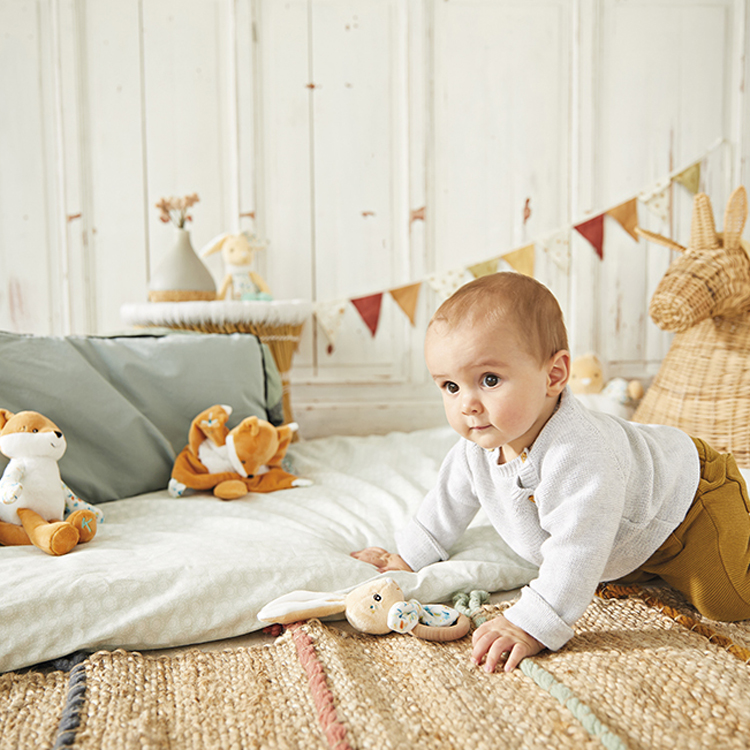 Peluche renard Léonard Les Fripons (25 cm) (Kaloo) - Image 1