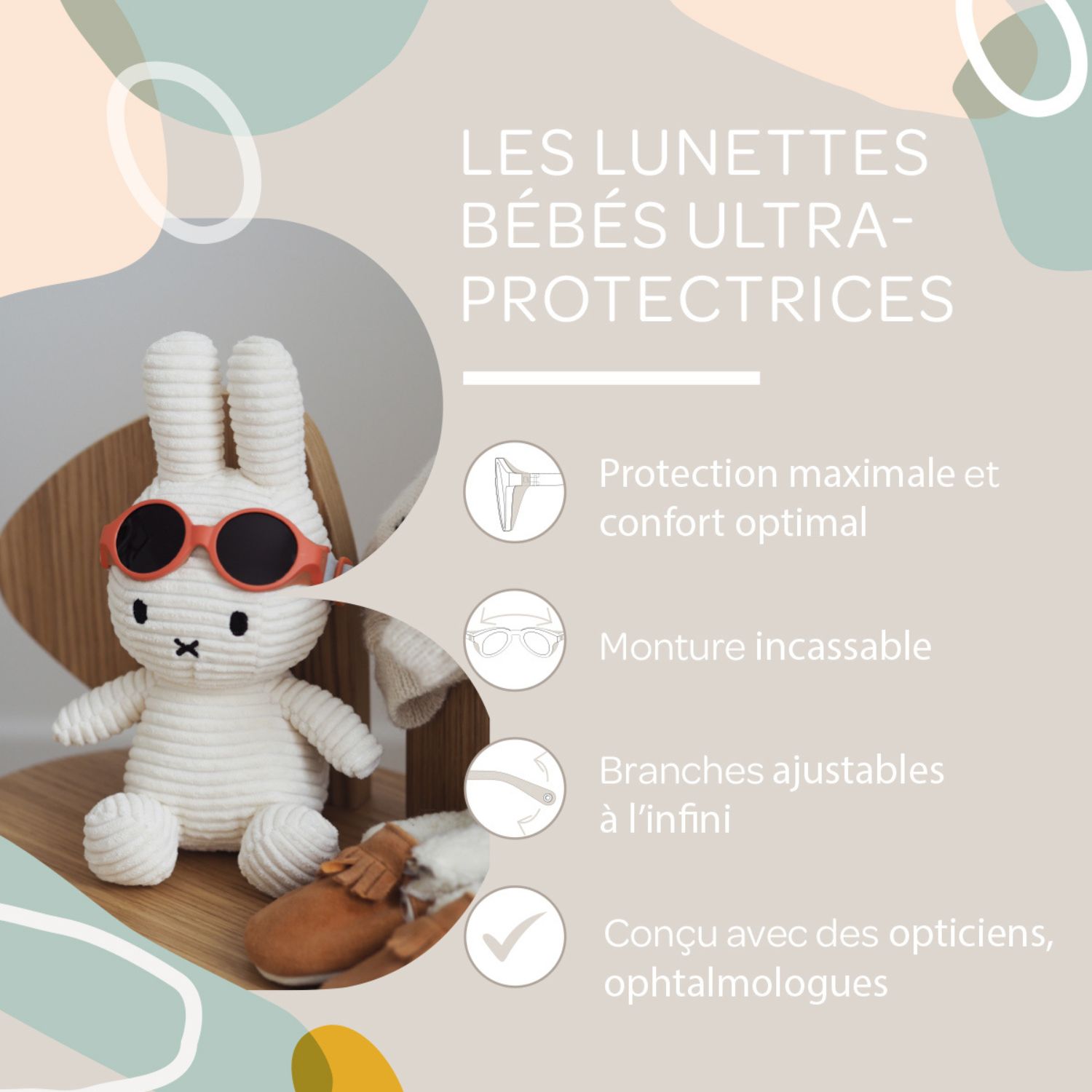 Lunettes de soleil Glee Citronnade (0-9 mois) (Béaba) - Image 3