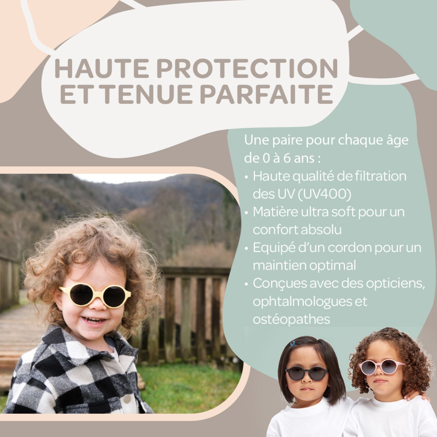 Lunettes de soleil Glee Citronnade (0-9 mois) (Béaba) - Image 4
