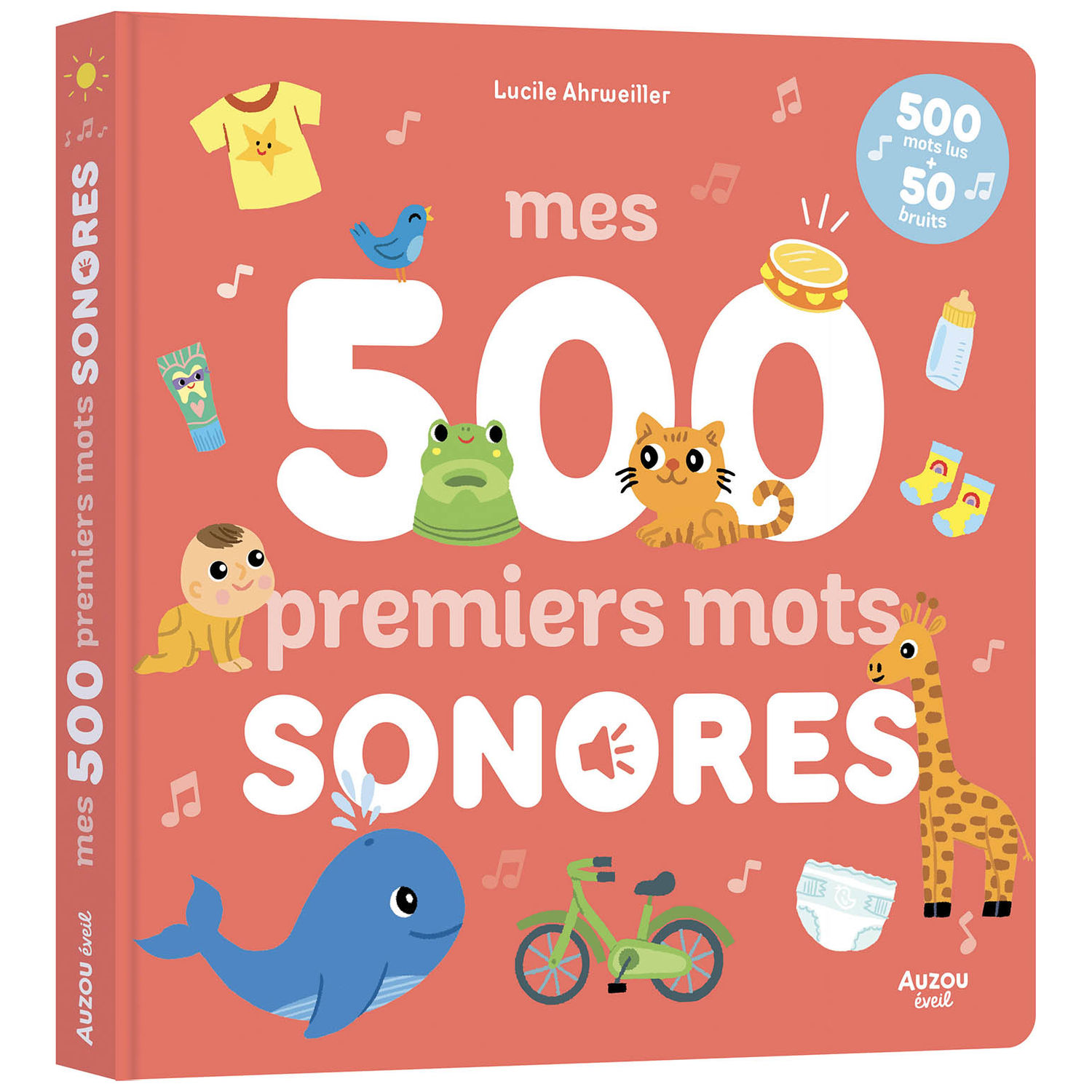 Auzou Editions - Livre Mes premiers 500 mots sonores