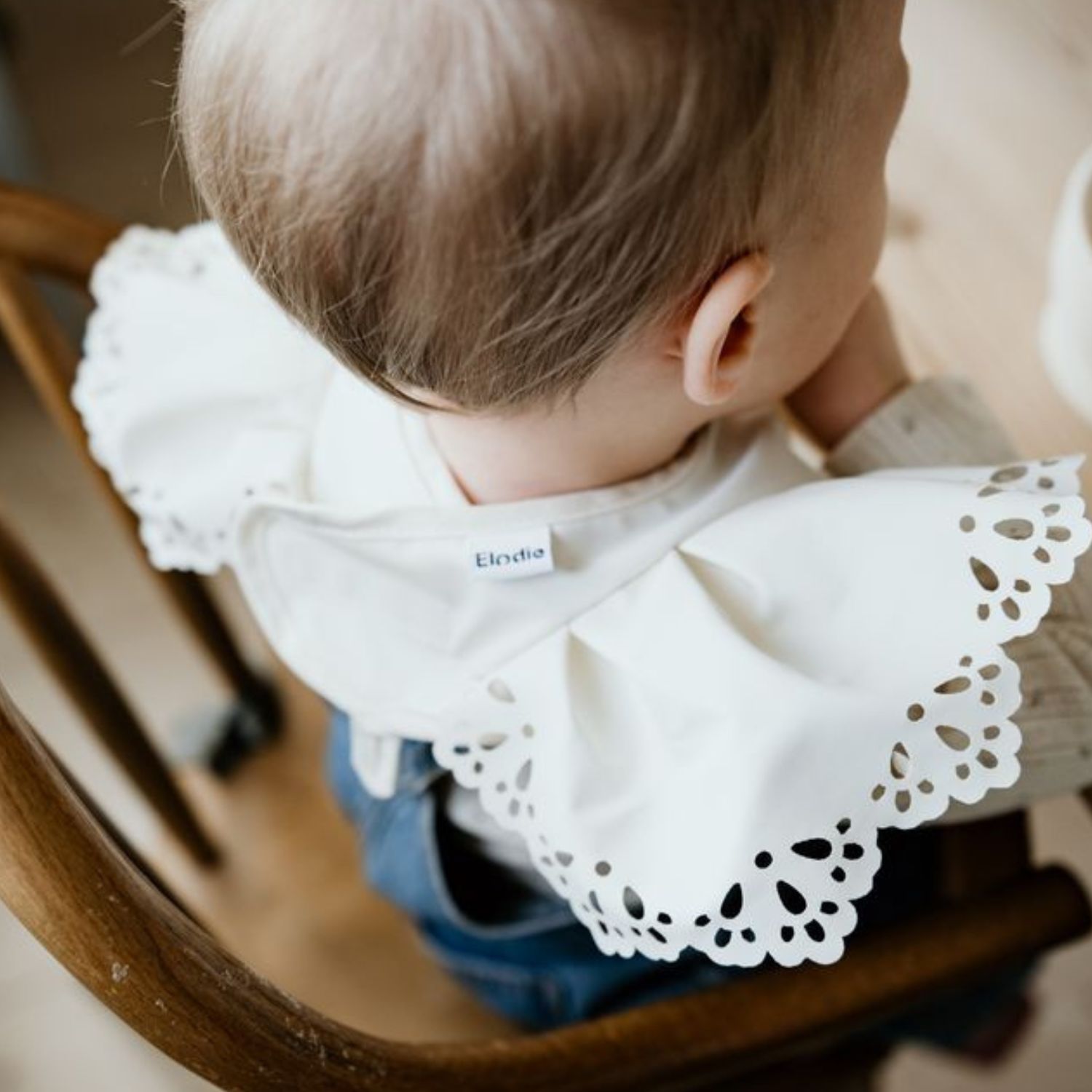 Bavoir Vanilla White (Elodie Details) - Image 5